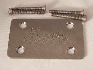 1970s/80s Gibson bass neck plate + bolts