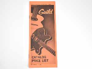 1969 Guild Guitar and Bass Price List