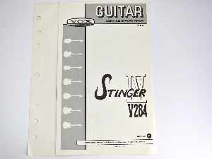 1969 Vox Stinger IV Bass Service Manual / Parts List