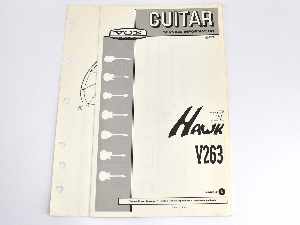 1969 Vox Hawk IV Bass Service Manual / Parts List