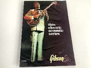 1975 Gibson Thin Electric Acoustic Series Brochure