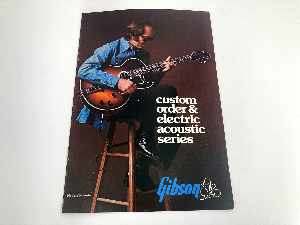 1975 Gibson Custom Order & Electric Acoustic Series Brochure