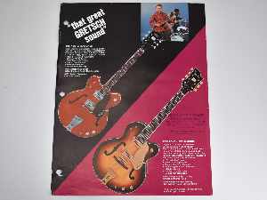 Late 1960s Gretsch Streamliner / George Van Epps 7-String Dealer Sheet