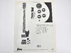 1978 Gibson EB-3 Bass Promo Sheet