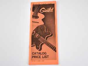 1968 Guild Guitar and Bass Price List