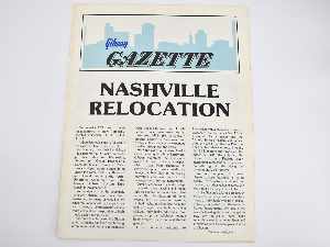 1982 Gibson Gazette "Nashville Relocation"