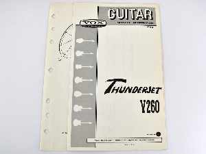 1969 Vox Thunderjet Service Manual / Parts List
