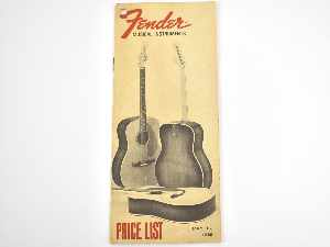 1969 Fender Price List