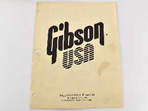 1986 Gibson Price List (June 14, 1986)