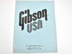 1986 Gibson Price List (October 15, 1986)